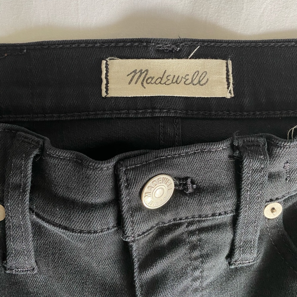 NWOT Madewell Black High Rise Skinny Jeans - Picture 5 of 6
